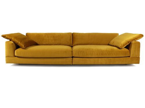 Bellus infinity sammet djup soffa