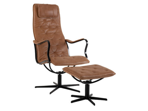 Chic fatolj pall cognac