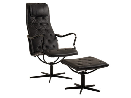 Chic fatolj pall svart