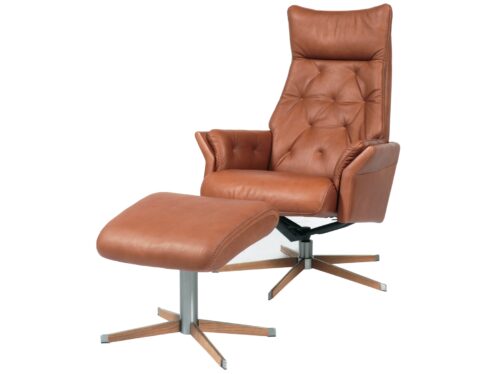 Princess fatolj pall cognac