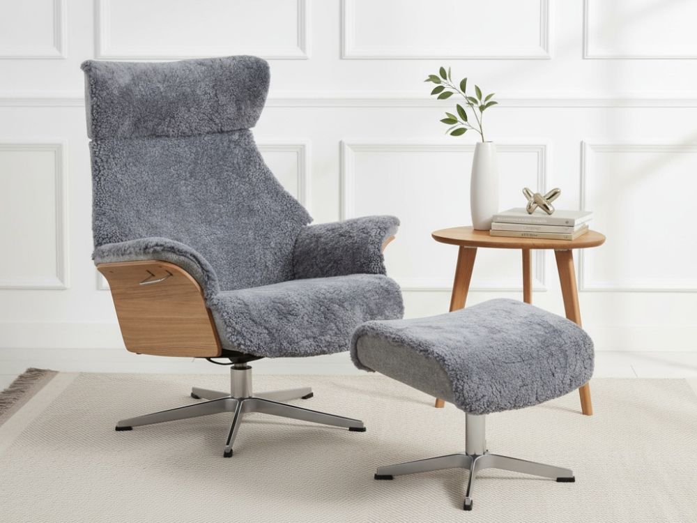 Air fatolj pall farskinn graphite conform miljobild 2025