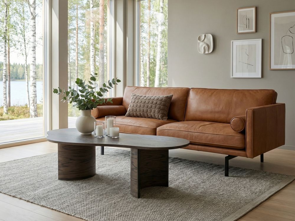 Edge 35 sitssoffa broderna anderssons vintage cognac interior soffkoncept 2025