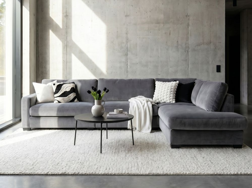 Lounge hornsoffa right sammetsoffa soffkoncept interior maj 2026